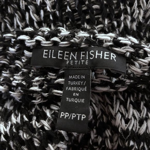 Eileen Fisher Sweater Open Knit Long Sleeve Pullover Relaxed - Picture 5 of 8